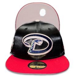 Arizona Diamondbacks Digit Satin Pack Team Logo Patch Gray UV 59FIFTY Fitted Hat