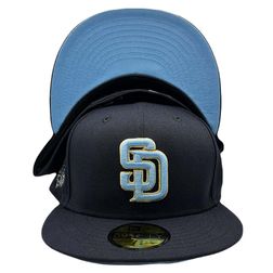 San Diego Padres Poseidon Pack Collection 2016 ASG Patch Icy Blue UV 59FIFTY Fitted Hat