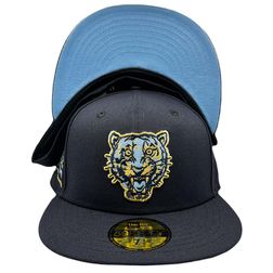 Detroit Tigers Poseidon Pack Collection 50th Anniversary Patch Icy Blue UV 59FIFTY Fitted Hat