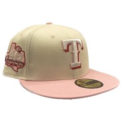 Texas Rangers Chrome Valentine 40th Patch Red UV 59FIFTY Fitted Hat