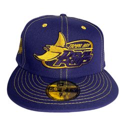 Tampa Bay Devil Rays Purple Canadian Whiskey 1998 Inaugural Patch Purple UV 59FIFTY Fitted Hat