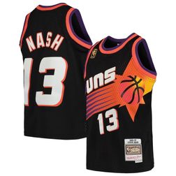 Youth Steve Nash Phoenix Suns Mitchell & Ness 1996-97 Hardwood Classics Swingman Black Jersey