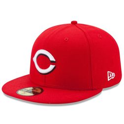 Cincinnati Reds New Era Home Authentic Collection Red On-Field 59FIFTY Fitted Hat