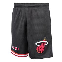 Miami Heat Mitchell & Ness Hardwood Classics Team Black Swingman Shorts