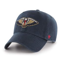 New Orleans Pelicans 47 Clean Up Adjustable Navy Main Logo Hat