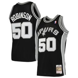 San Antonio Spurs David Robinson Mitchell & Ness 1998-99 Hardwood Classics Swingman Player Black Jersey