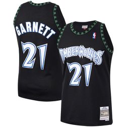 Minnesota Timberwolves Kevin Garnett Mitchell & Ness 1997-98 Hardwood Classics Swingman Player Black Jersey