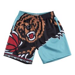 Vancouver Grizzlies Big Face Mitchell & Ness Teal Shorts