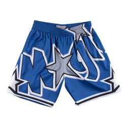 Orlando Magic Big Face Mitchell & Ness Blue Shorts