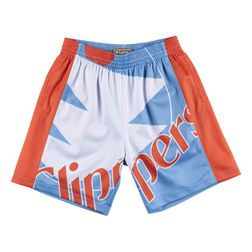 San Diego Clippers Big Face Mitchell & Ness Blue Shorts