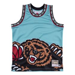 Vancouver Grizzlies Big Face Mitchell & Ness Teal Jersey