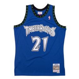 Minnesota Timberwolves Kevin Garnett Mitchell & Ness 2003-04 Hardwood Classics Swingman Player Blue Jersey