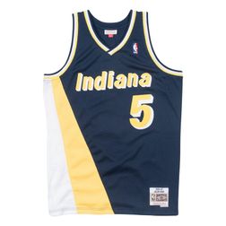 Indiana Pacers Jalen Rose Mitchell & Ness 1996-97 Hardwood Classics Swingman Player Navy Jersey