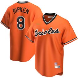 Cal Ripken Jr. Baltimore Orioles Nike Alternate Cooperstown Collection Player Orange Jersey