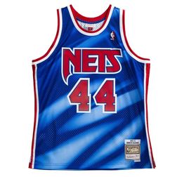 New Jersey Nets Derrick Coleman Mitchell & Ness 1990-91 Hardwood Classics Swingman Royal Blue Jersey