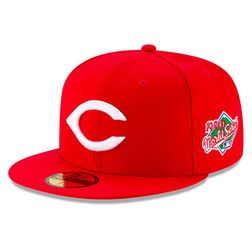 Cincinnati Reds 1990 World Series Side Patch 59FIFTY Red Fitted Hat