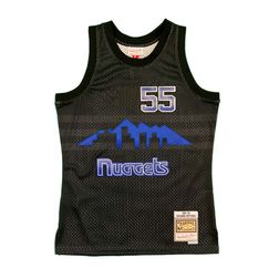 Denver Nuggets Dikembe Mutombo Mitchell & Ness 1991-92 Hardwood Classics Black Swingman Jersey