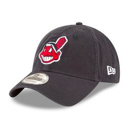 Cleveland Indians Chief Wahoo Road Replica Core Classic 9TWENTY Adjustable Hat