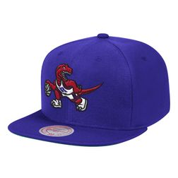 Toronto Raptors Mitchell & Ness Purple Team Ground Snapback Hat