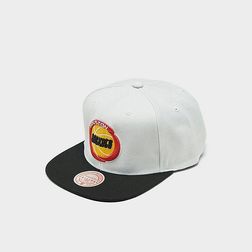 Houston Rockets Mitchell & Ness White Fresh Crown Snapback Hat