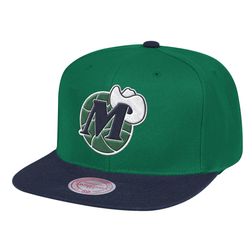 Dallas Mavericks Mitchell & Ness Wool 2 Tone Classic Snapback Hat