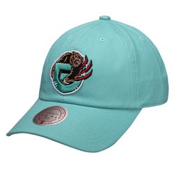 Vancouver Grizzlies Mitchell & Ness Hardwood Classics Team Ground Strapback Dad Hat