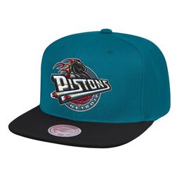 Detroit Pistons Mitchell & Ness 2 Tone Hardwood Classics Snapback Hat