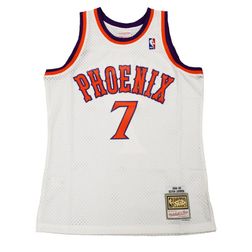 Phoenix Suns Kevin Johnson Mitchell & Ness 1988-89 Hardwood Classics White Swingman Jersey