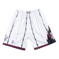 Toronto Raptors Mitchell & Ness 1998-99 White Swingman Shorts