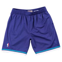 Charlotte Hornets Mitchell & Ness 1994-95 Purple Swingman Shorts