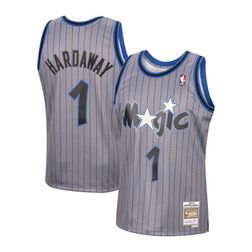 Orlando Magic Penny Hardaway Mitchell & Ness 1994-95 Hardwood Classics Reload Swingman Gray Jersey