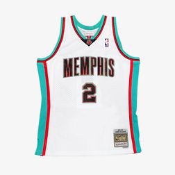 Memphis Grizzlies Jason Williams Mitchell & Ness 2001-02 Hardwood Classics White Swingman Jersey