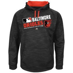 Baltimore Orioles Team Choice Black On-Field Hooded Sweatshirt Hoodie