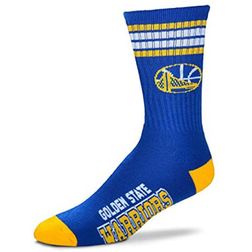 Golden State Warriors NBA 4 Stripe Deuce Crew Socks