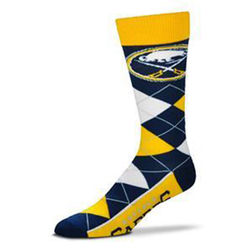 Buffalo Sabres For Bare Feet Argyle Crew Socks