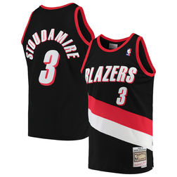 Portland Trail Blazers Damon Stoudamire Mitchell & Ness Hardwood Classics Black Swingman Jersey