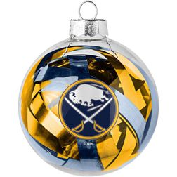 Buffalo Sabres NHL Large Tinsel Ball Ornament