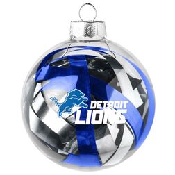 Detroit Lions NFL Large Tinsel Ball Ornament