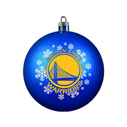 Golden State Warriors NBA Shatterproof Glass Ball Ornament