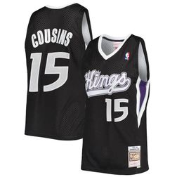 Sacramento Kings DeMarcus Cousins Mitchell & Ness 2011-12 Hardwood Classics Swingman Black Jersey