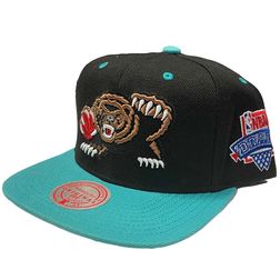 Memphis Grizzlies Mitchell & Ness Two Tone Draft Side Patch Lotto Pick HWC Black Snapback Hat