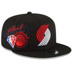 Portland Trail Blazers Back Half New Era 9FIFTY Snapback