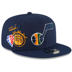 Utah Jazz Back Half New Era 9FIFTY Snapback