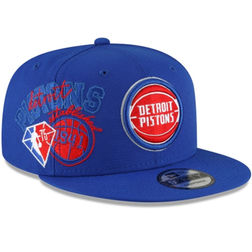 Detroit Pistons Back Half New Era 9FIFTY Snapback