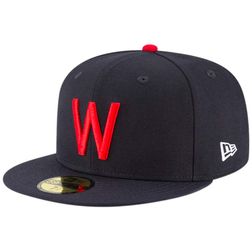 Washington Senators New Era Navy Cooperstown 59FIFTY Fitted Hat