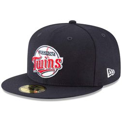 Minnesota Twins New Era Navy Cooperstown 59FIFTY Fitted Hat