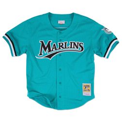 Florida Marlins Andre Dawson Teal 1995 Authentic Mesh Batting Practice Jersey