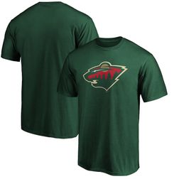 Minnesota Wild Team Logo Green Fanatics T-Shirt