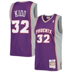 Phoenix Suns Jason Kidd Mitchell & Ness 2000-01 Hardwood Classics Swingman Player Purple Jersey