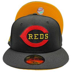 Cincinnati Reds Black 1988 All Star Game Side Patch Yellow UV 59FIFTY Fitted Hat